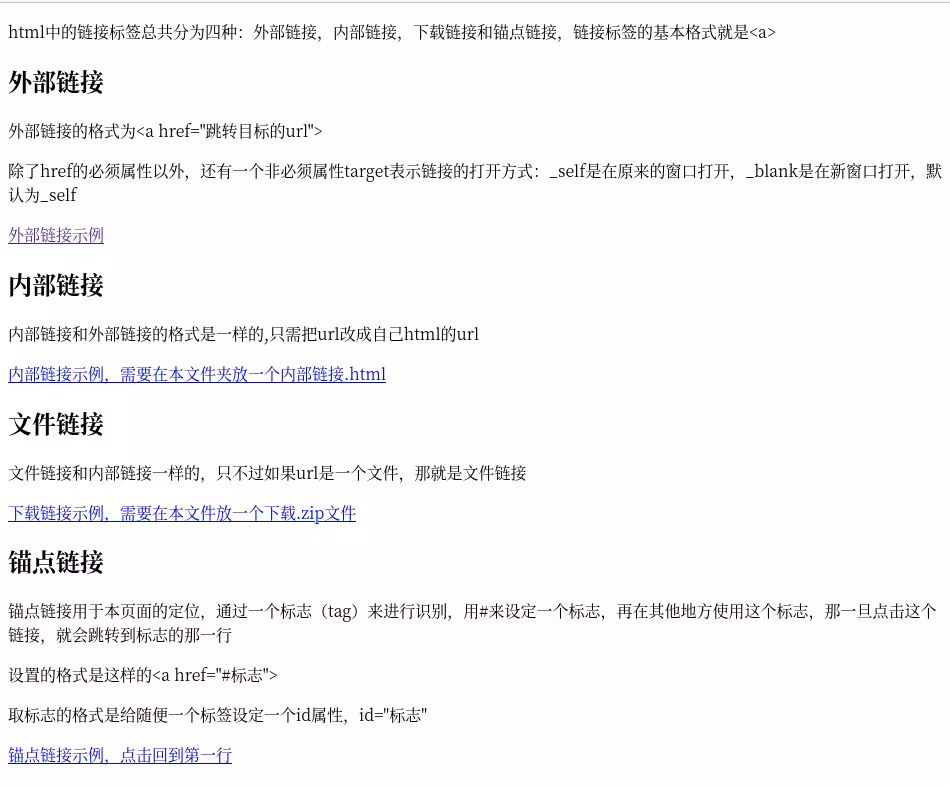 什么是锚点链接？它在网页设计中有何作用？