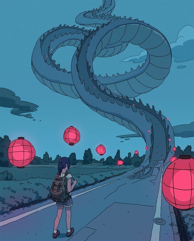 宫崎骏又出新作这组吉卜力风格插画也太治愈了吧