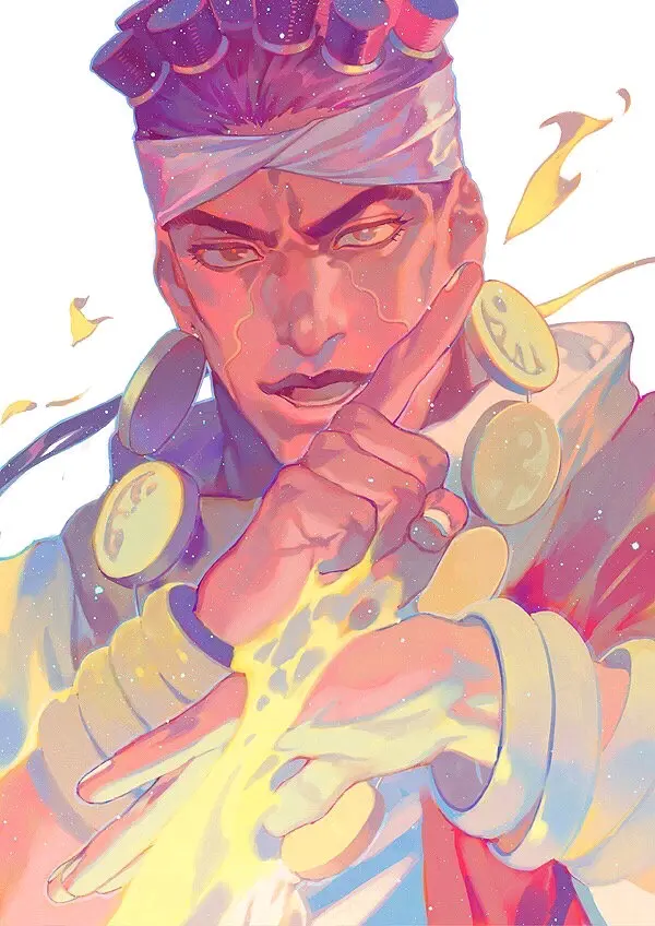 Jojo人物与替身系列 穆罕默德 阿布德尔与魔术师之红 哔哩哔哩