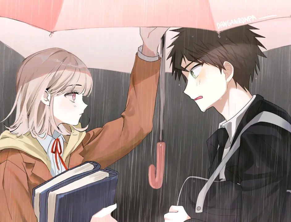 弹丸论破 动漫头像优图壁纸分享 日七cp 日向创七海千秋 哔哩哔哩