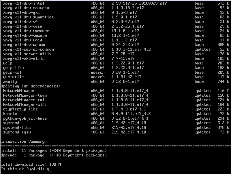 Как удалить kde centos 7