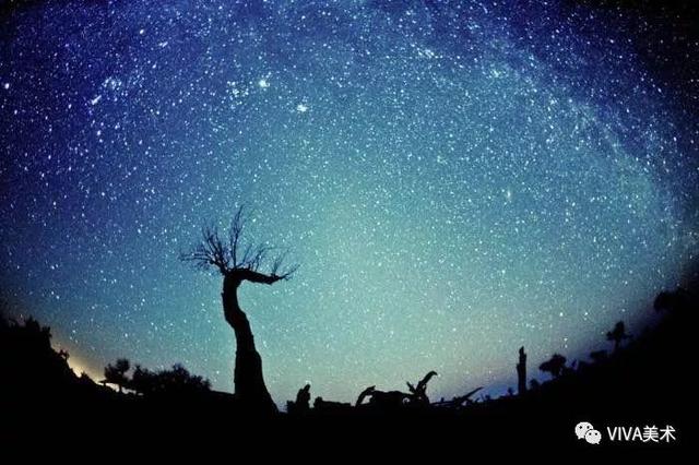 来一组星空画法「水彩教程」,喜欢星空的小伙