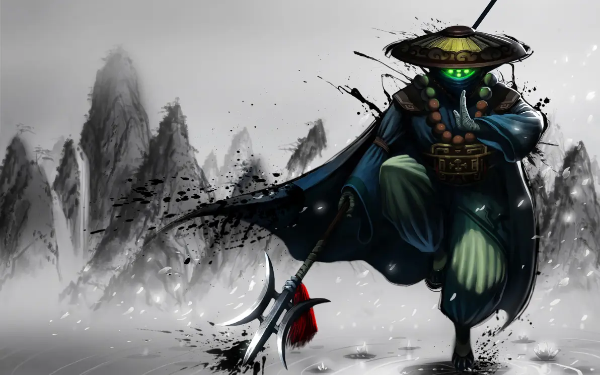 《英雄联盟》武器大师 贾克斯原画皮肤赏