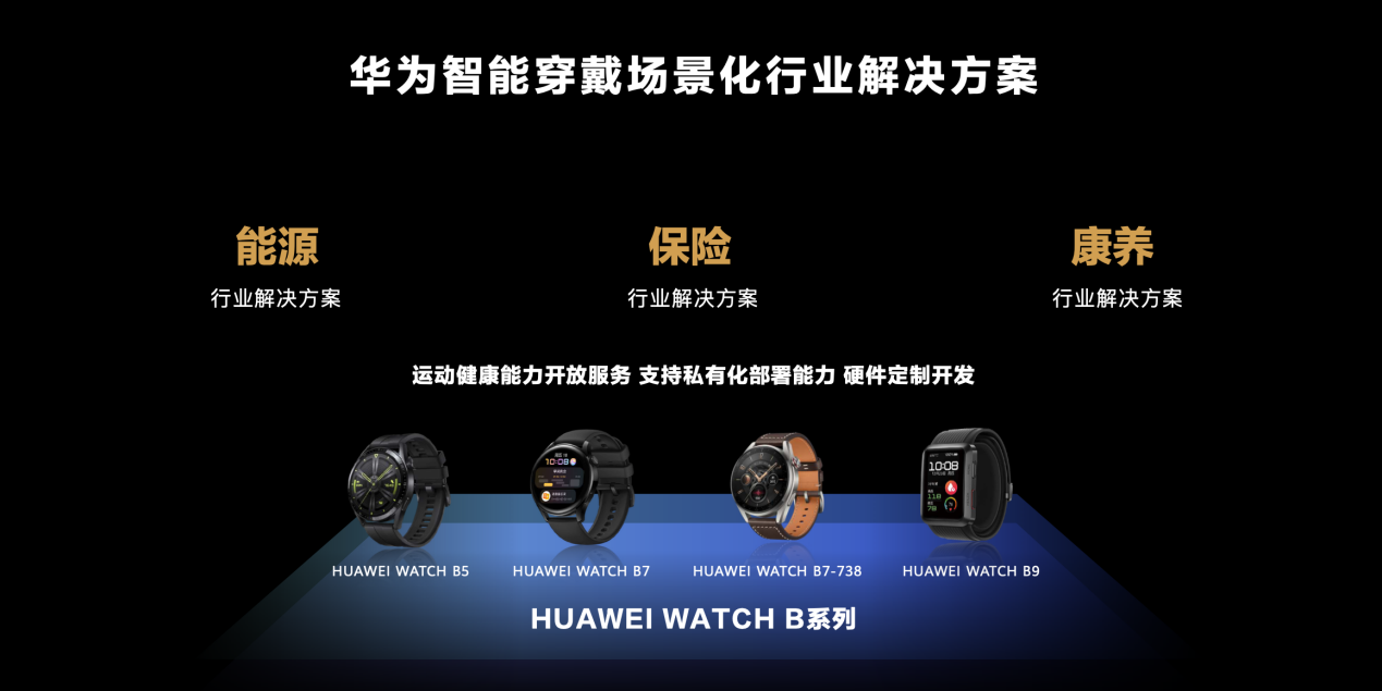 华为商用系列新品上市 HUAWEI WATCH B7738带来定制级腕上体验 哔哩哔哩