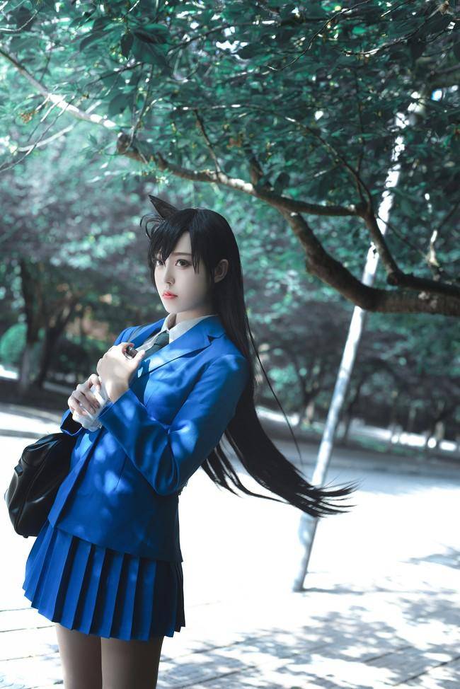 毛利兰cosplay 腿玩年