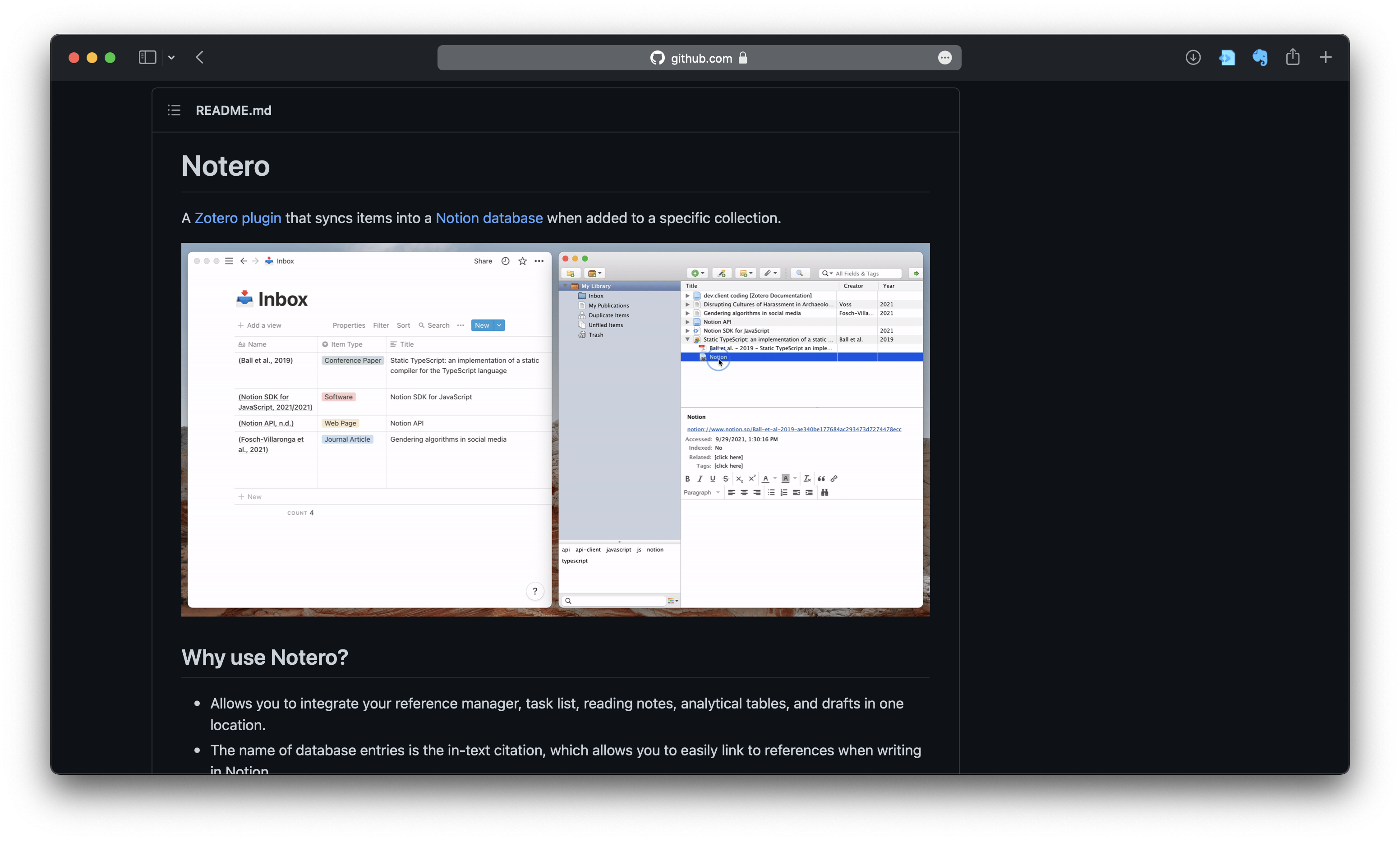 notion and zotero notion and zotero