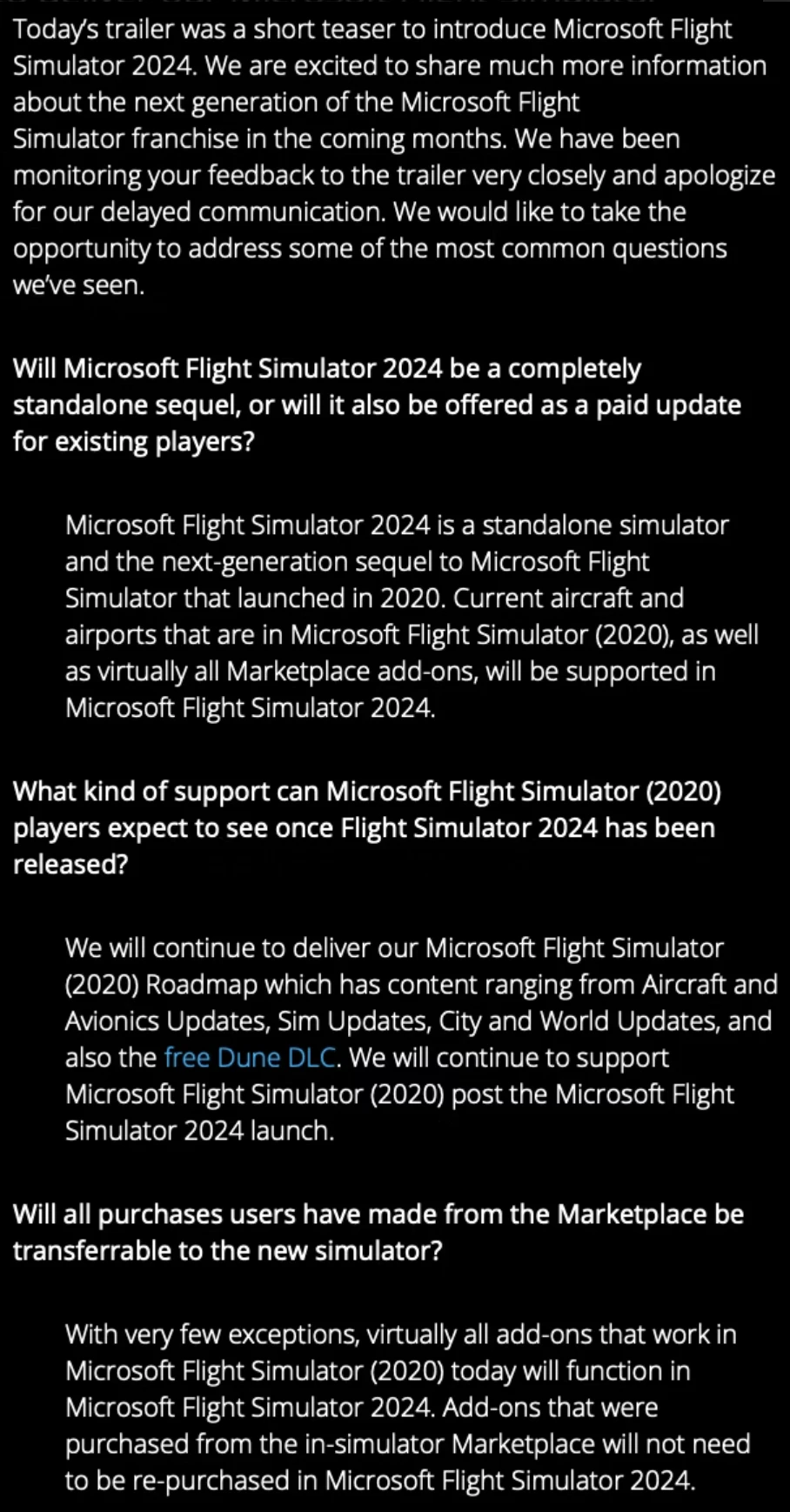 Microsoft Shares Flight Simulator 2024 常见问题解答 哔哩哔哩