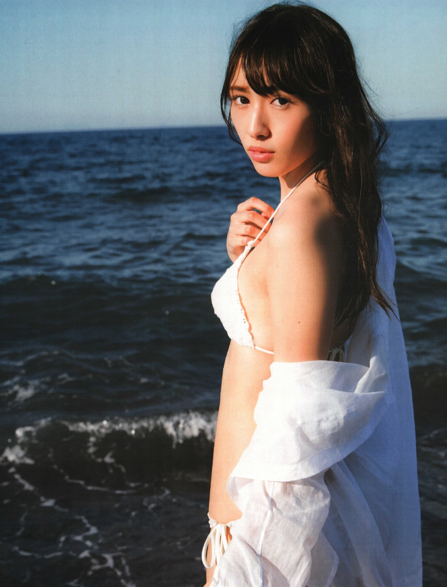 渡边梨加日本少女模特欅坂46成员の学习资料饶舌な眼差し