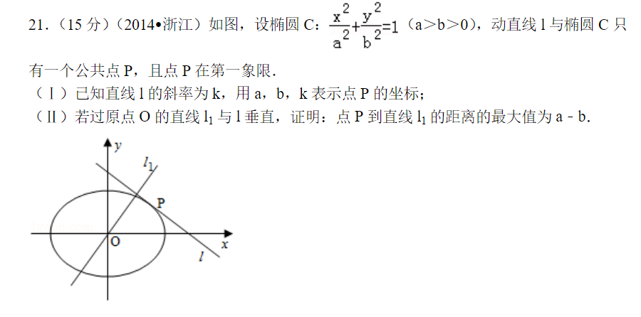 经典回顾2 2014年浙江高考数学圆锥曲线 哔哩哔哩