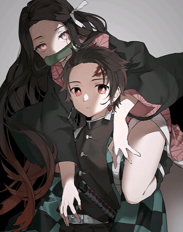 鬼灭之刃祢豆子ω高清可爱高质量美图壁纸搬运