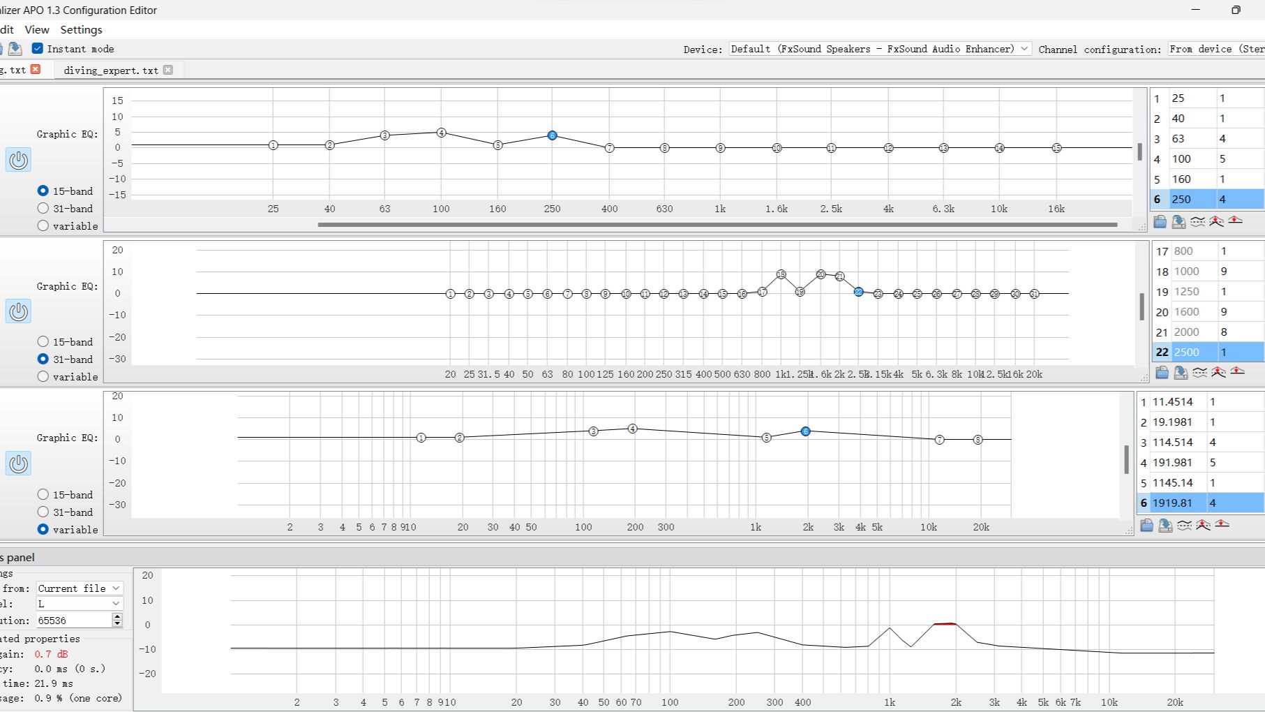 【教程】可能是全网最详细的Equalizer APO使用教程（二）功能介绍 哔哩哔哩