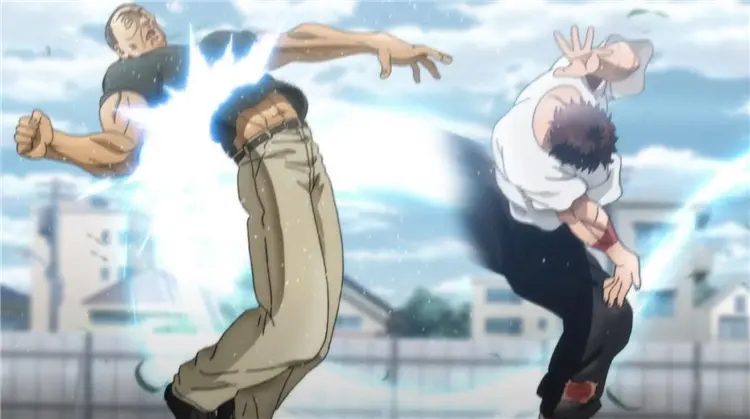 刃牙第集 毒手柳龙光vs 进化版 刃牙 场面十分残酷 哔哩哔哩