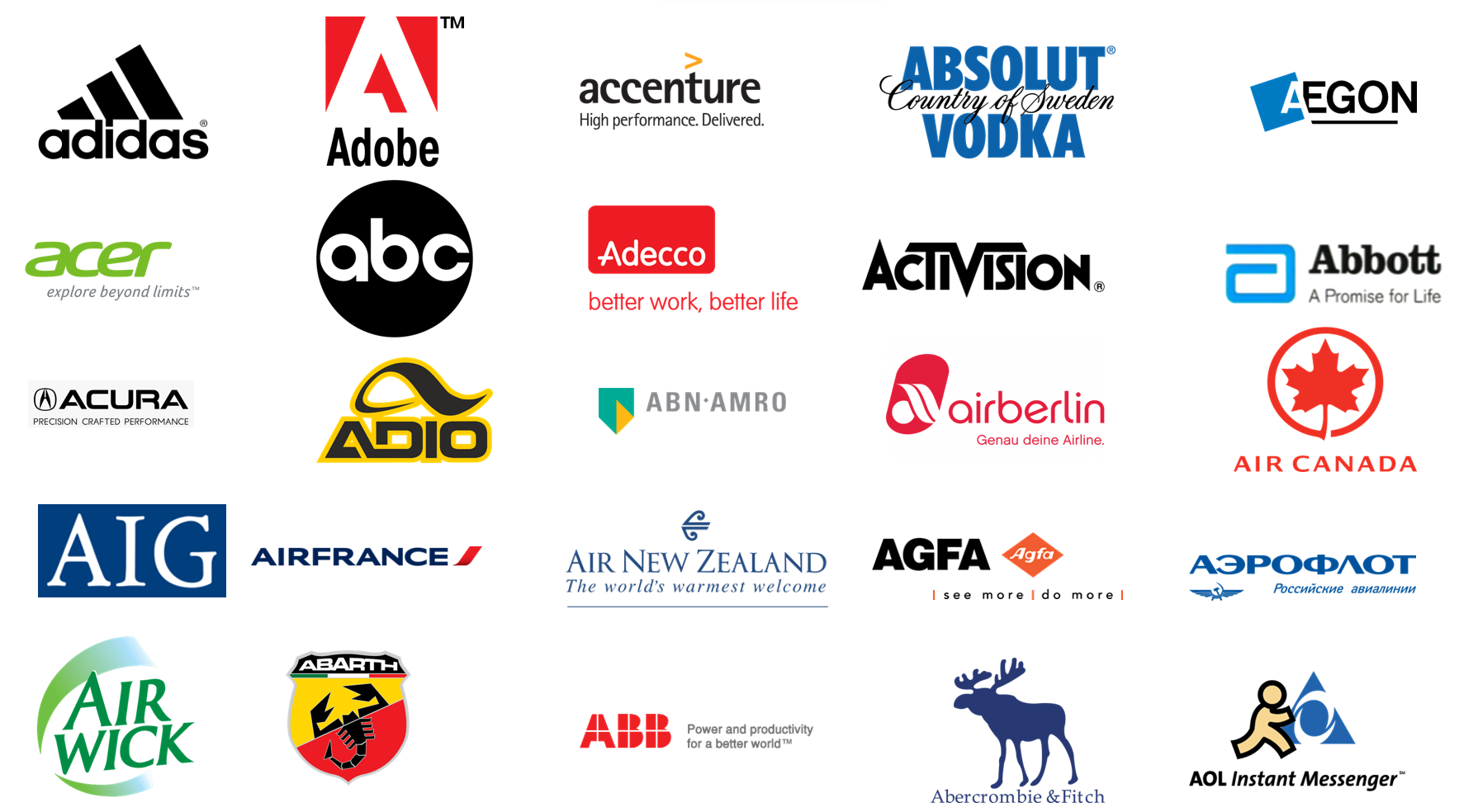 Famous Brand Logos Letter A 