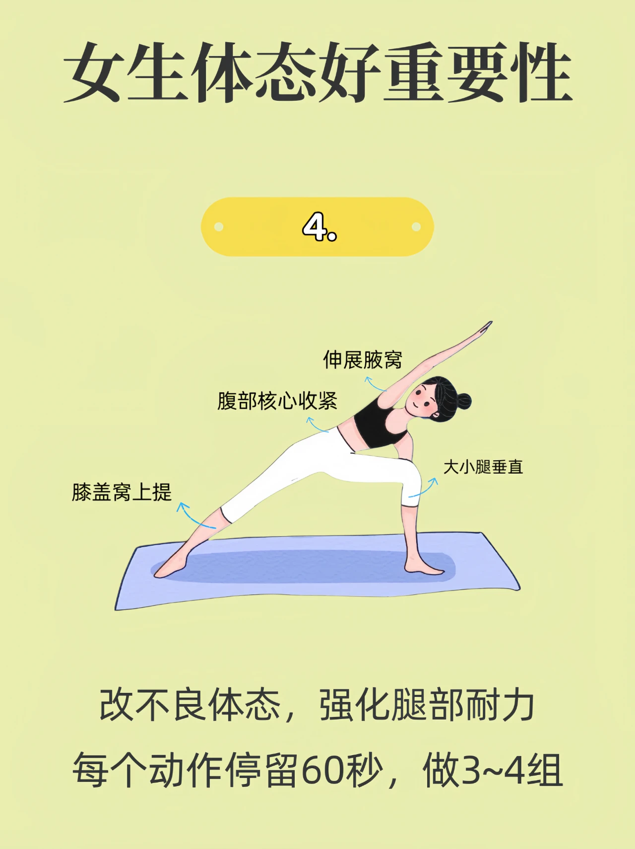 这种体态真的很好改善好体态决定了女生的高级感2