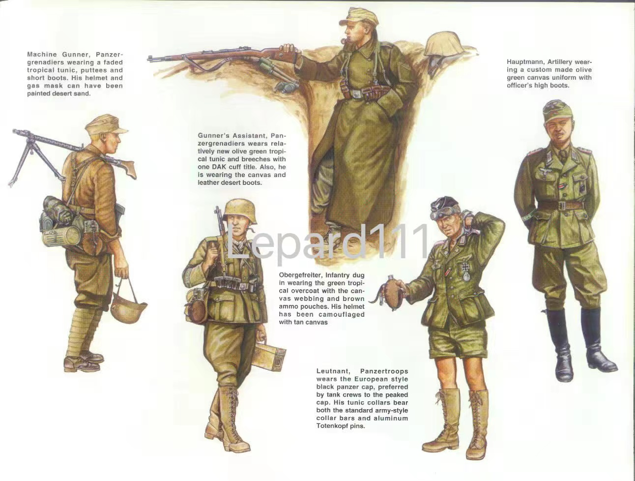 汉化版:二战德军军服变迁彩绘鉴赏（第一部分） - 哔哩哔哩