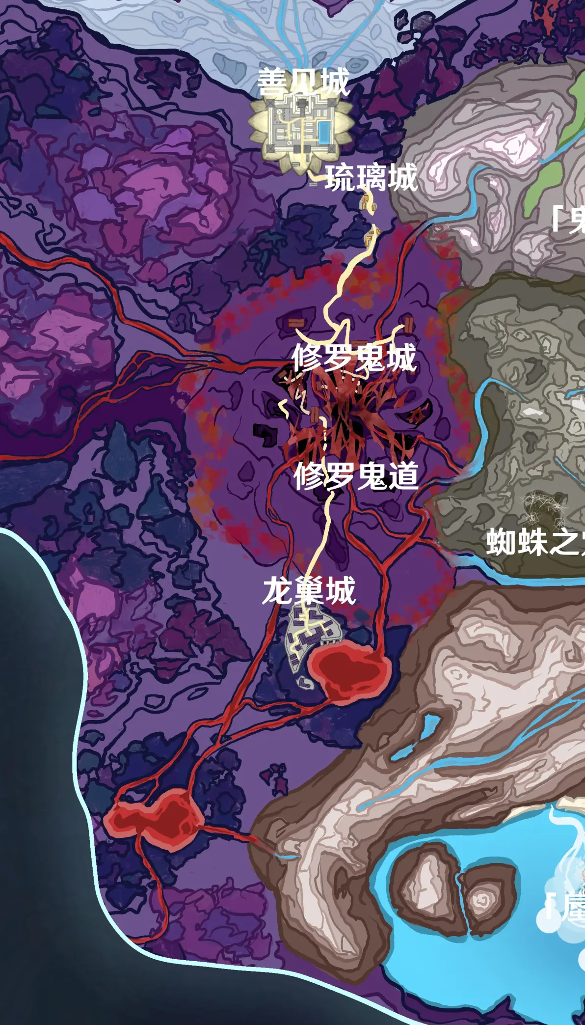 阴阳师二创地图百鬼地理志各区域介绍