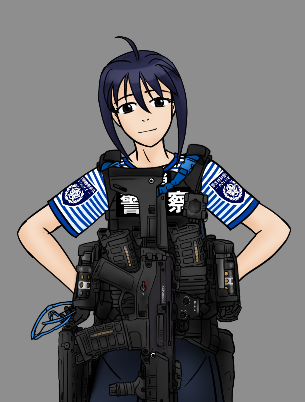 《警花日记》艾铃的特战背心配置