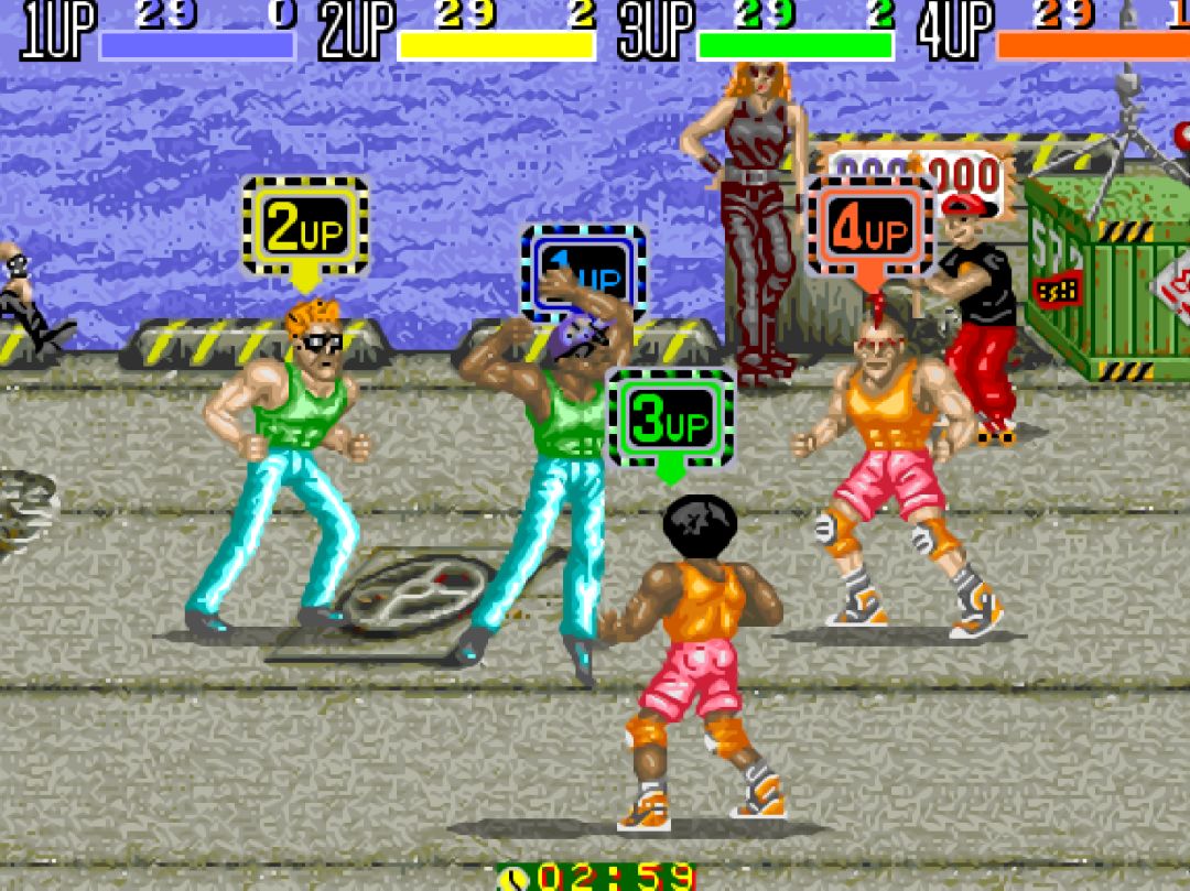 街机游戏厅那些可以四个人玩的游戏,每一款游