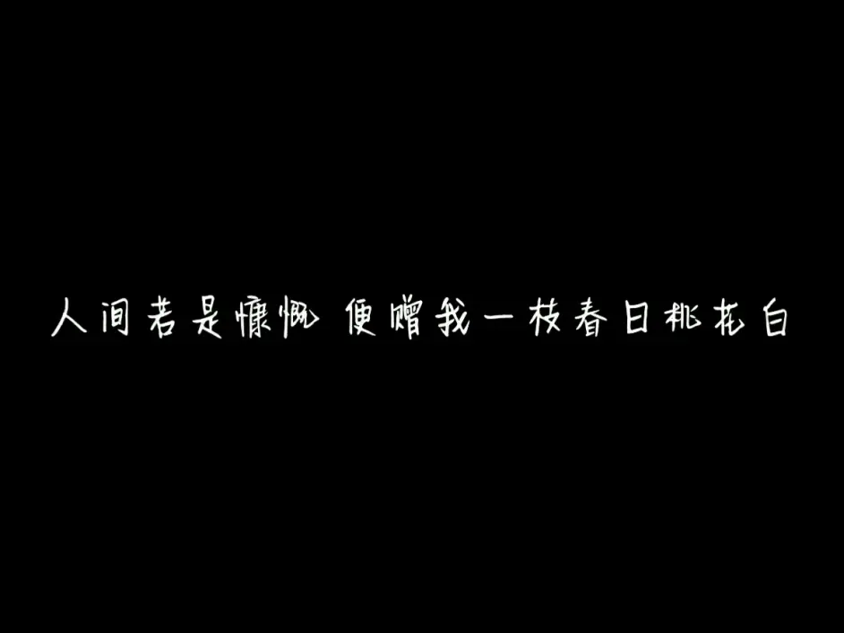 文字壁纸推荐 手机壁纸 背景黑 哔哩哔哩