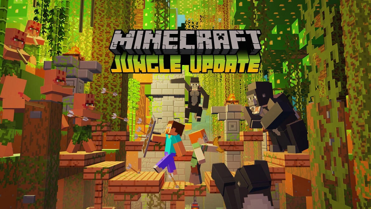 Minecraft经典壁纸大展览(第一部) - 哔哩哔哩