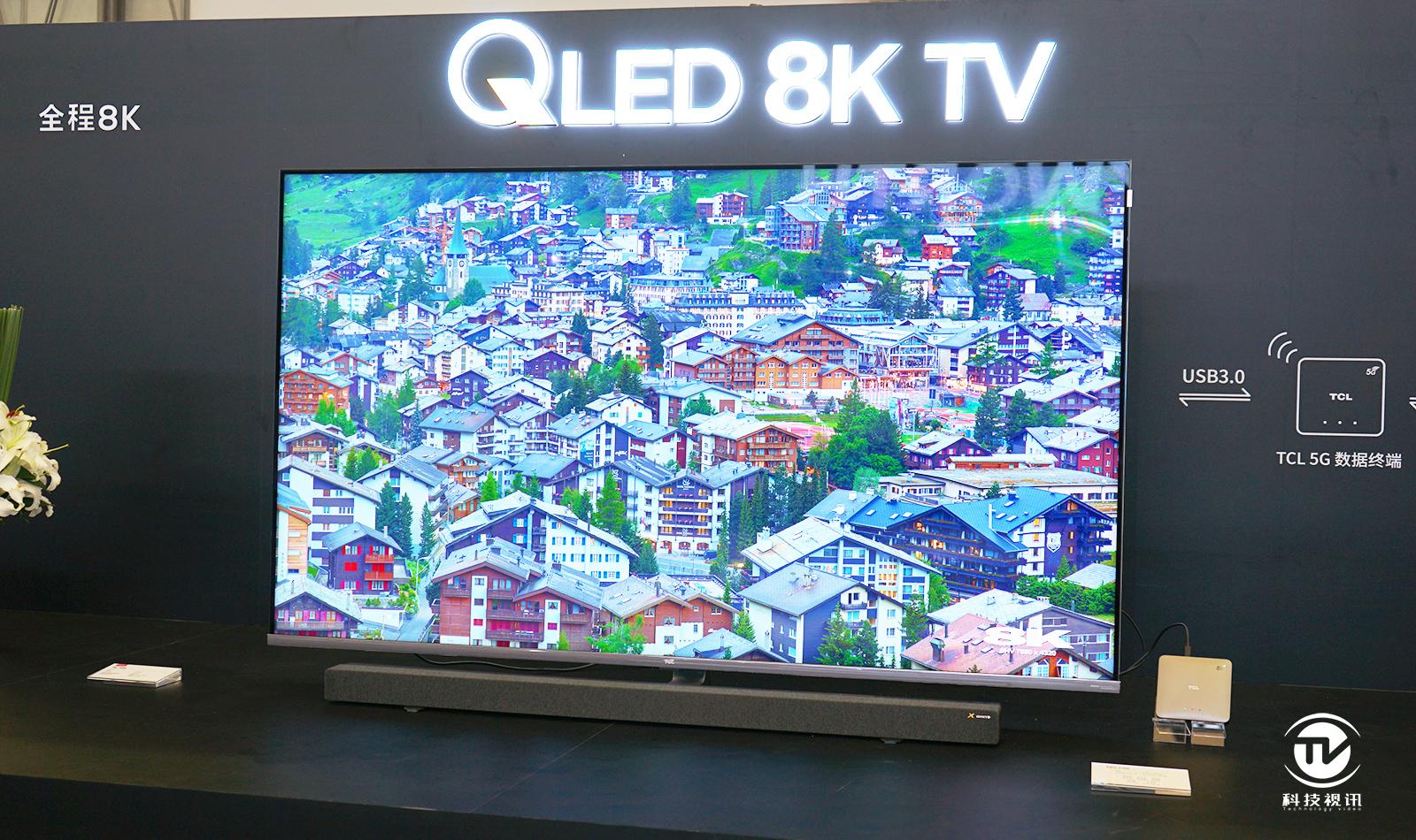 细节纤毫毕现 UDE 2019现场品味TCL X10 QLED 8K TV超凡画质 哔哩哔哩