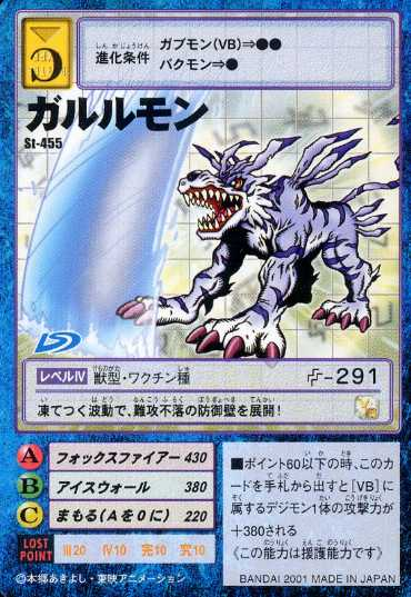 加鲁鲁兽 ガルルモン Garurumon