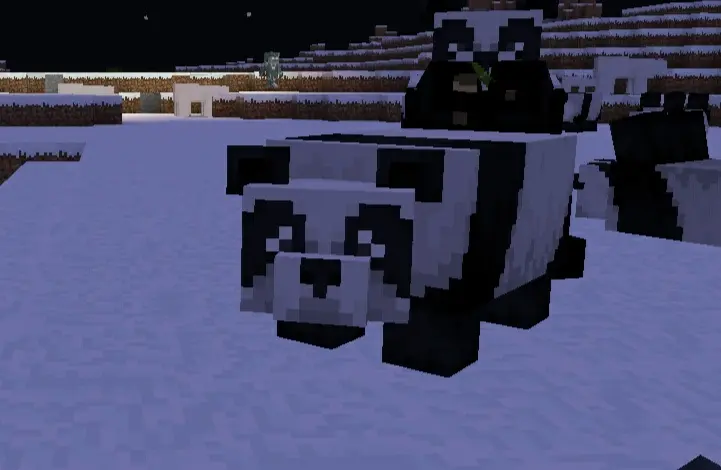 Minecraft 带你了解一下minecraft的熊猫基本特征 哔哩哔哩