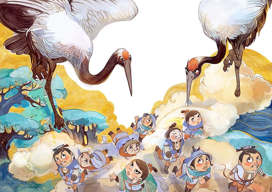 当然,这种场景并非是毫无根据的猜测,《山海经》又提到"小人国"的人