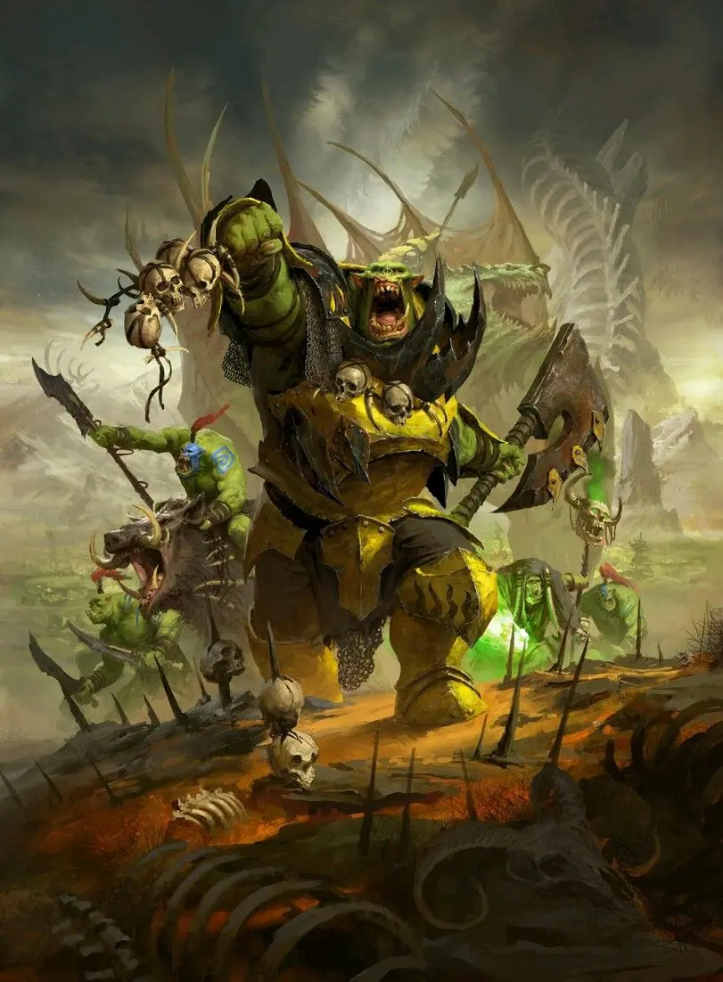 "waaagh!"——魂缚跑团书中的绿皮大神搞毛二哥