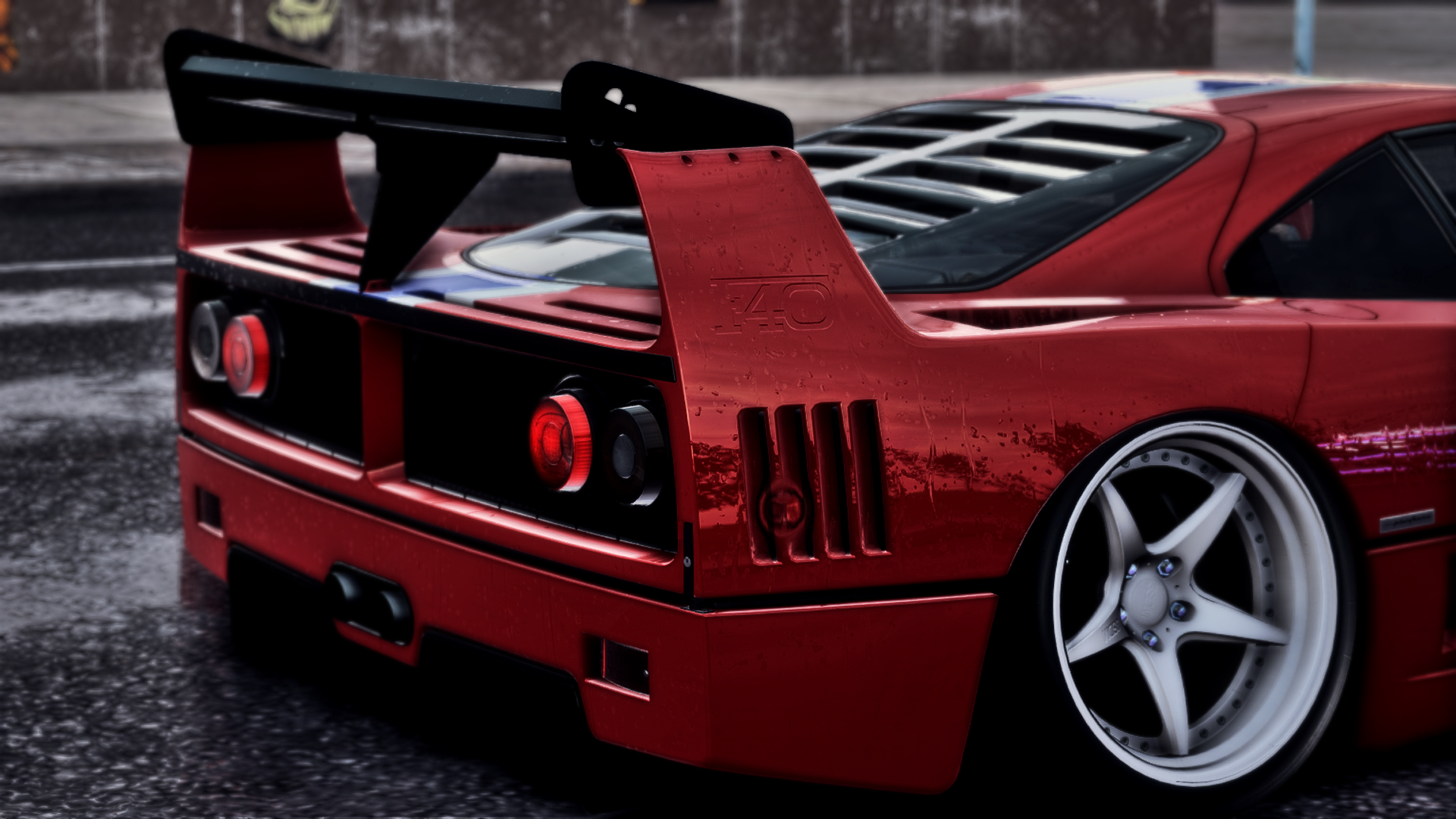 优雅的中年绅士 法拉利f40古德伍德 改装案例 极品飞车21:热度 - 哔哩