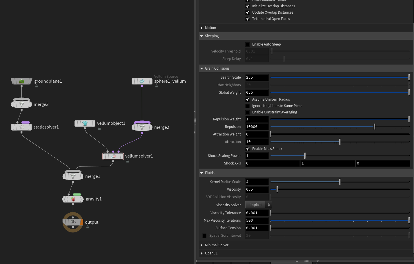 [Houdini] Vellum Grains 哔哩哔哩