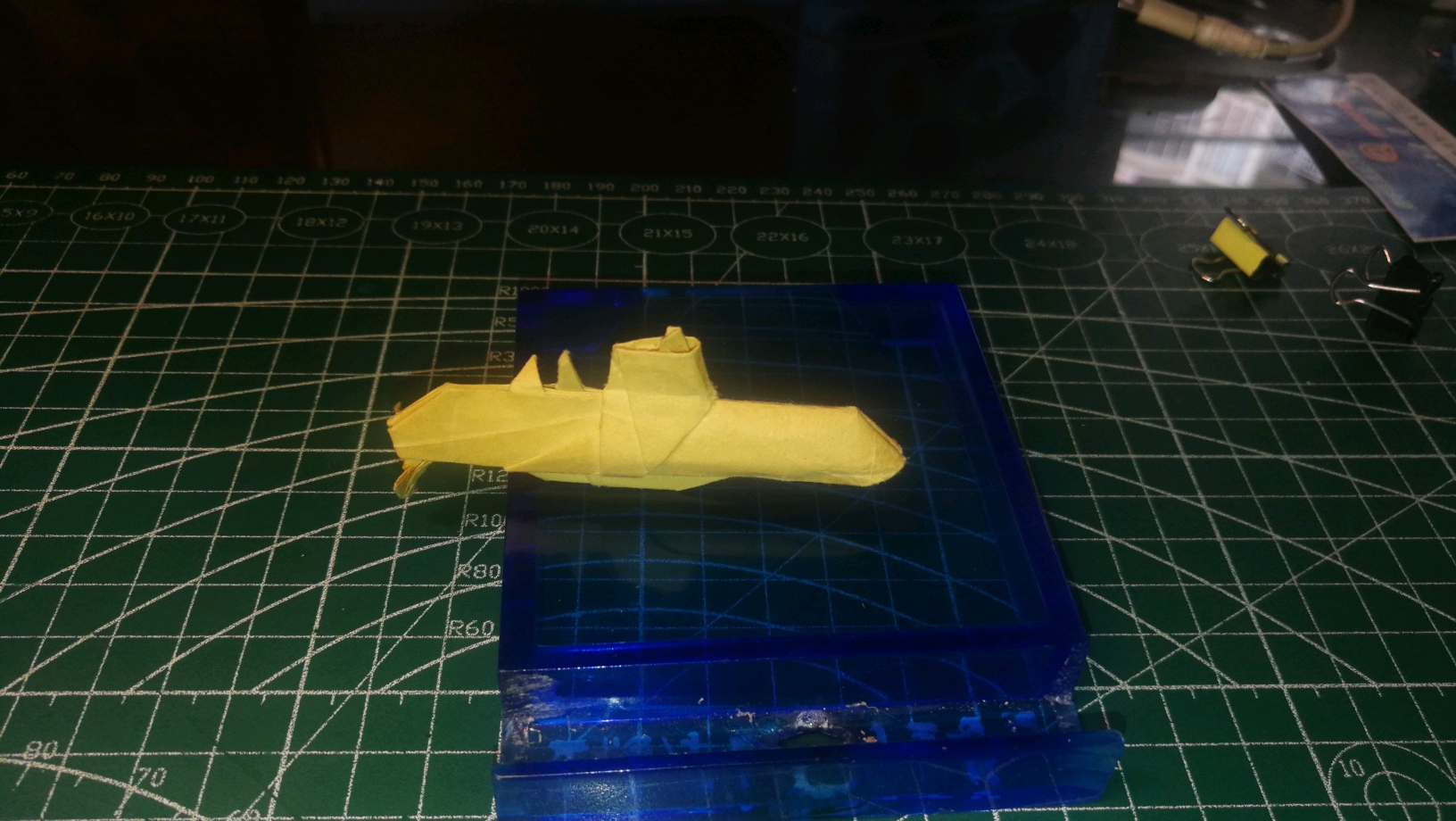 折纸潜水艇（仿折） - 哔哩哔哩