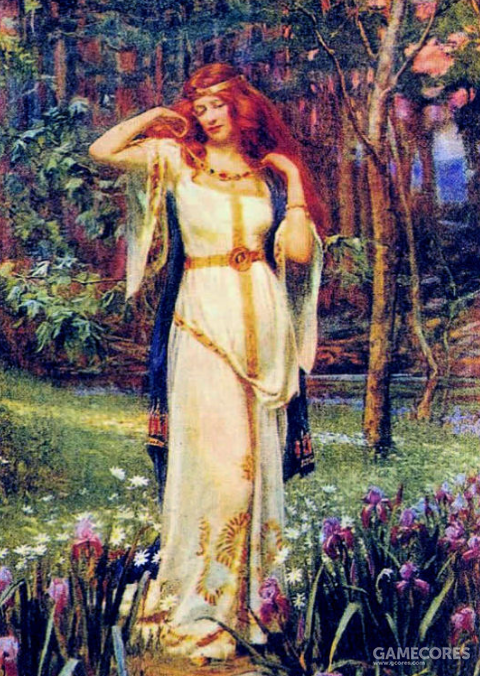 北欧神话最美的女神图片