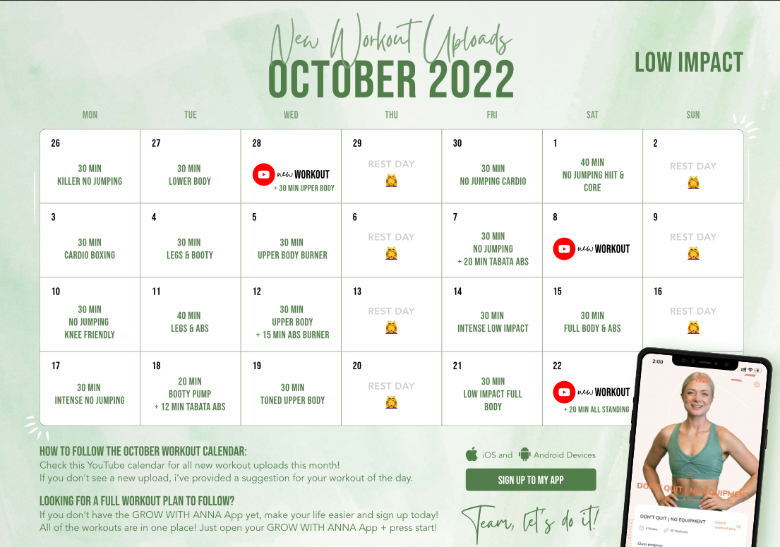 Growingannanas 十月训练计划 哔哩哔哩