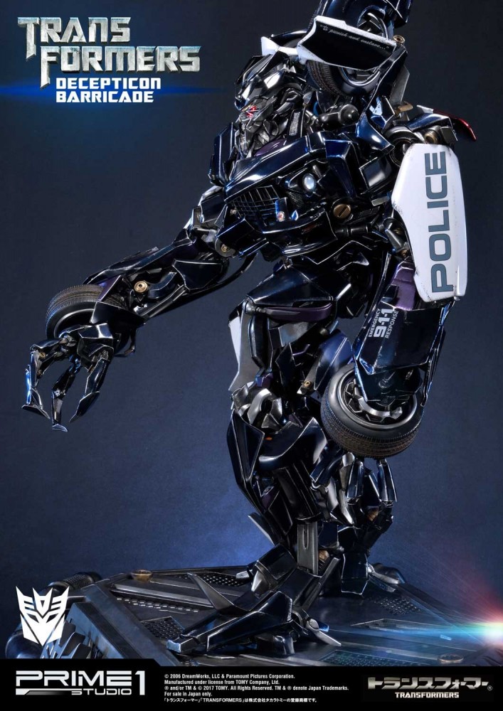 prime1studio变形金刚真人版路障雕像