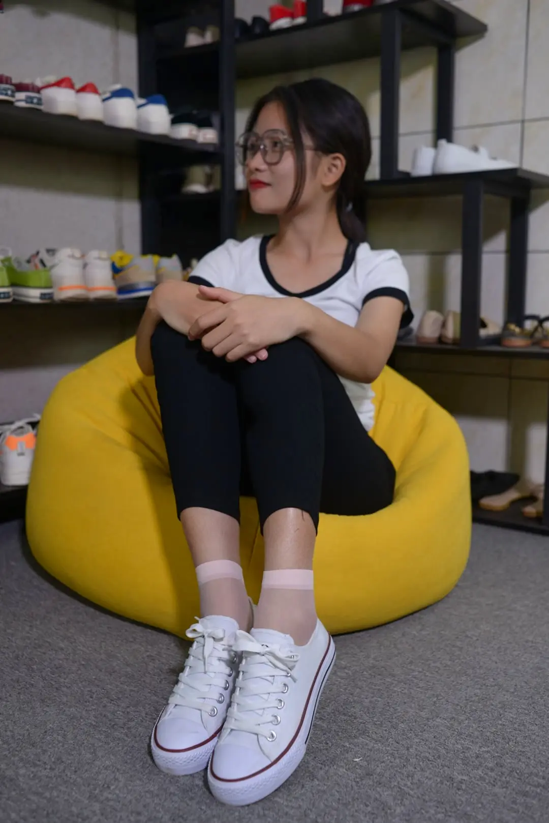 丝帆布鞋搭配案例