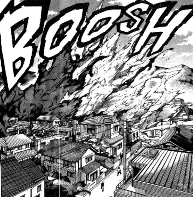 我的英雄学院228话 荼毘对战冰人 渡我被发现 陷入新危机 哔哩哔哩