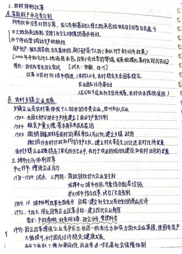 新鲜出炉!衡水中学高中学霸历史手写笔记扒皮,不可错过的提分干货