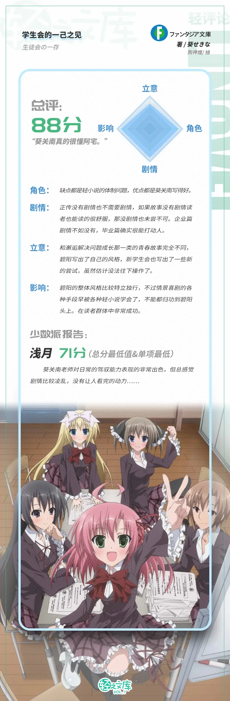 轻评论 停滞的时间和杉崎键的后宫梦 评 学生会的一己之见 哔哩哔哩