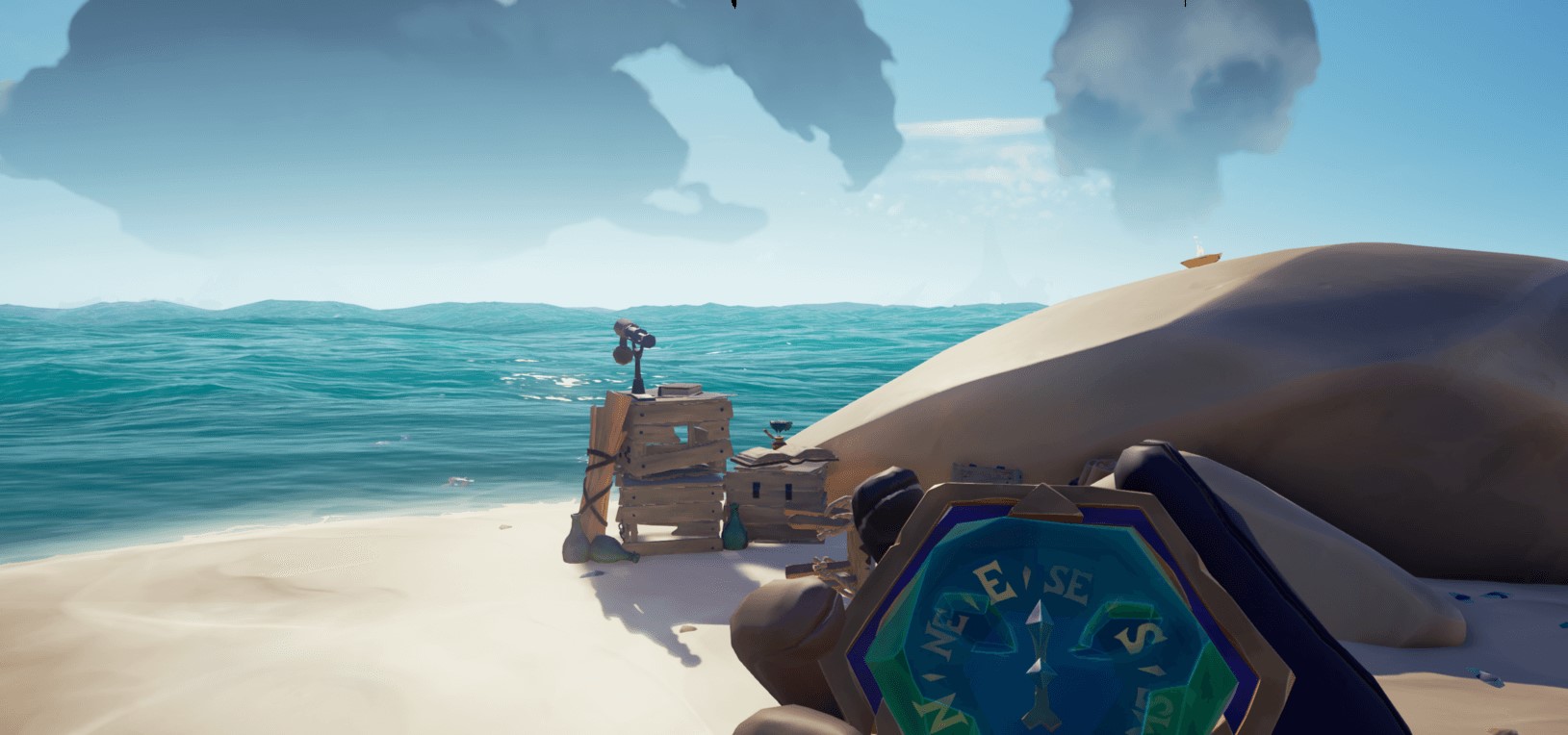 望远镜旁. plunder valley