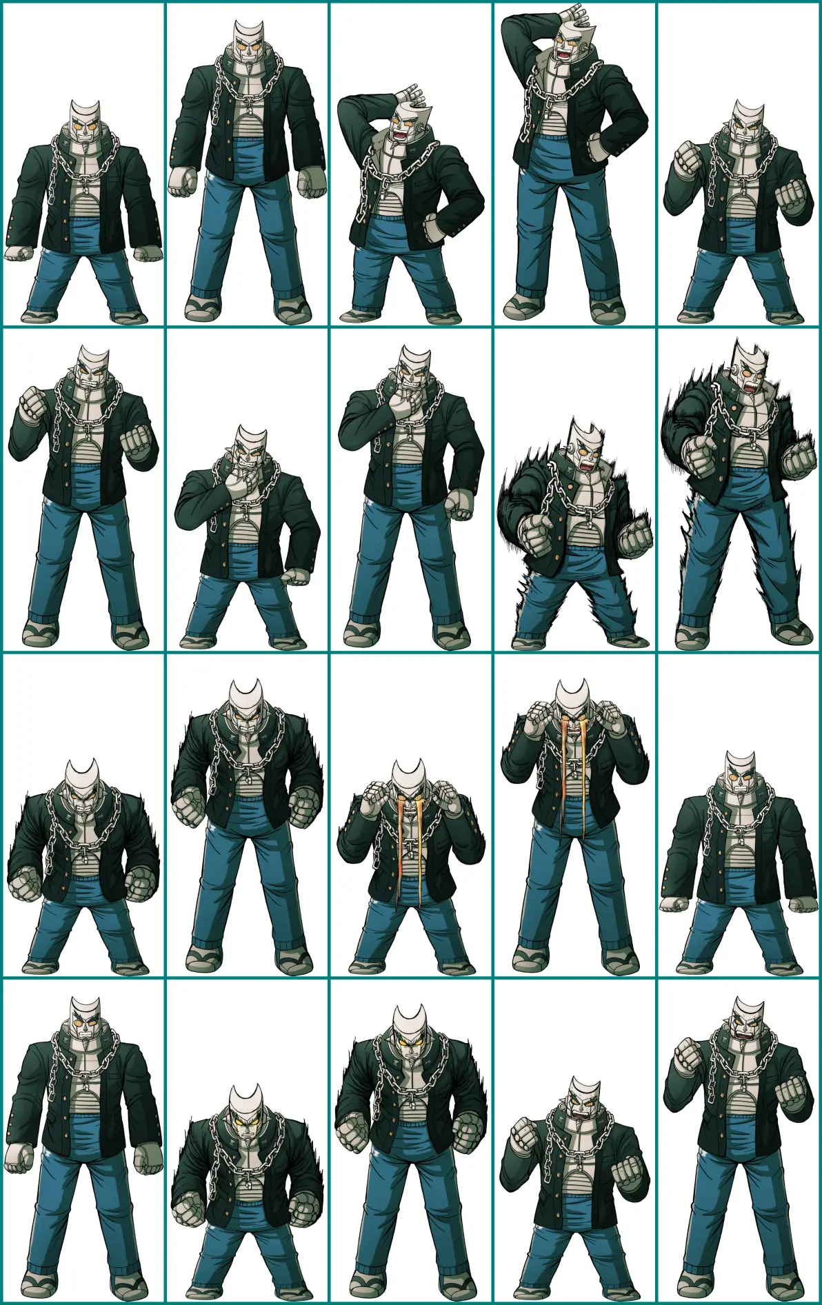 超高校级的经理 二大猫丸 全身立绘