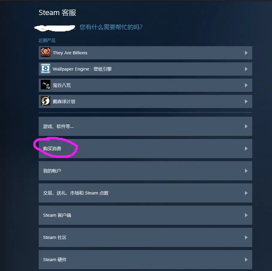 Steam 游戏付款后购买失败联系客服方法 哔哩哔哩