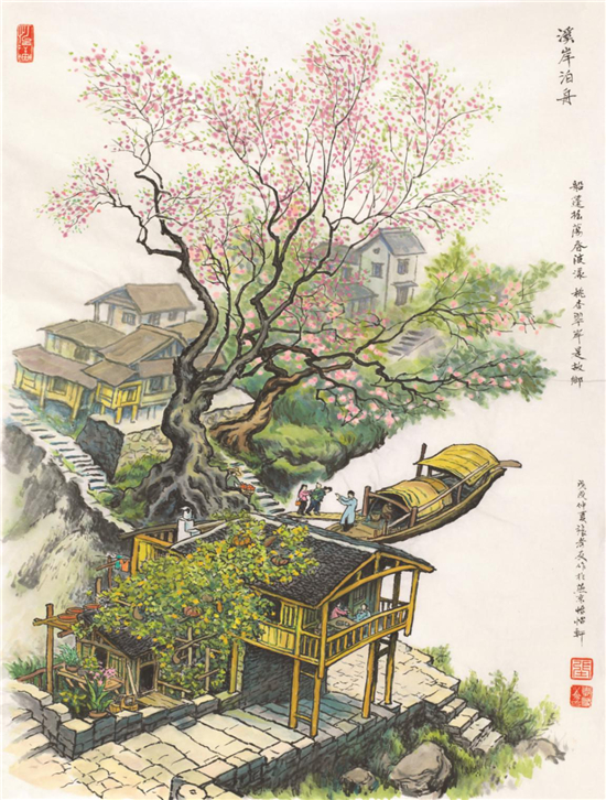 钜鑫缘2021春季拍卖完美落槌,张孝友山水界画100%成交