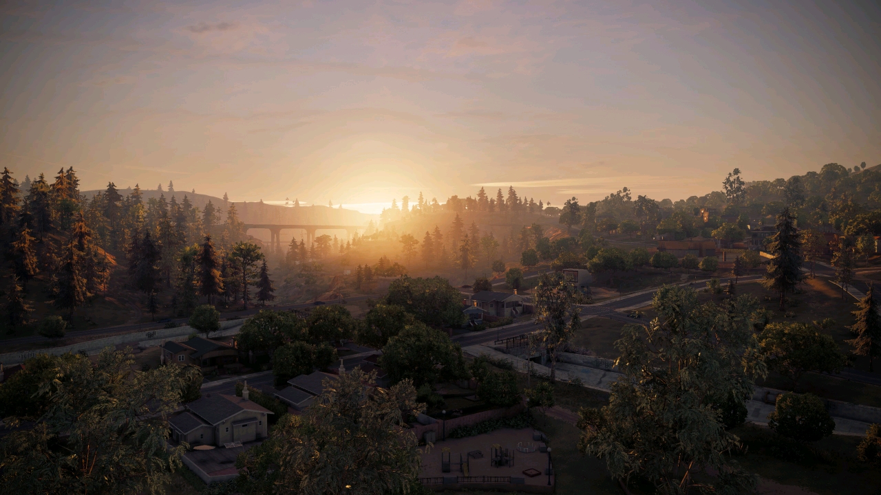 看门狗中的漂亮的风景