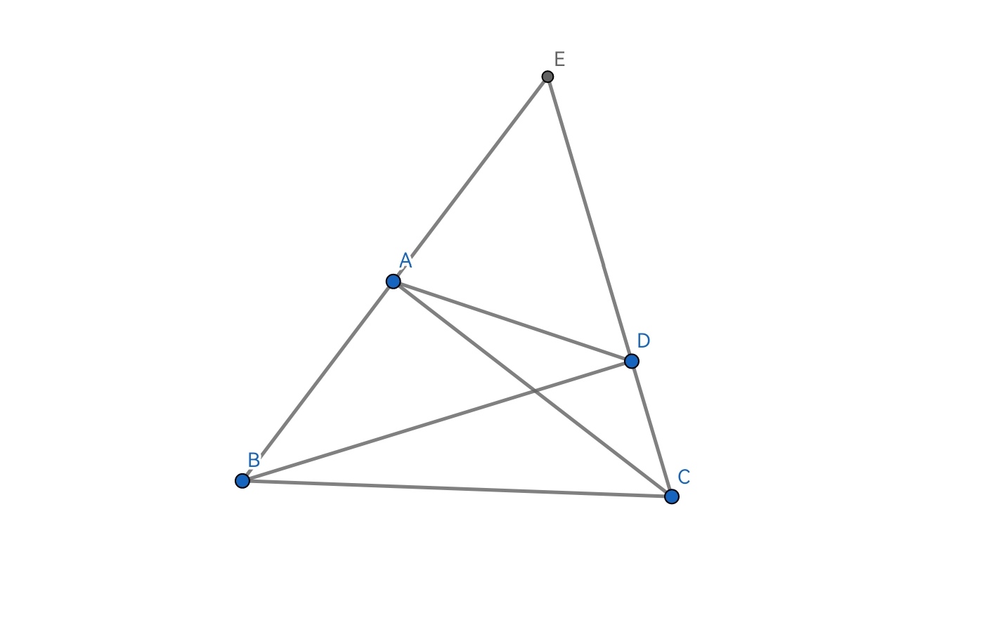 从圆周角逆定理到四点共圆判定的证明 哔哩哔哩