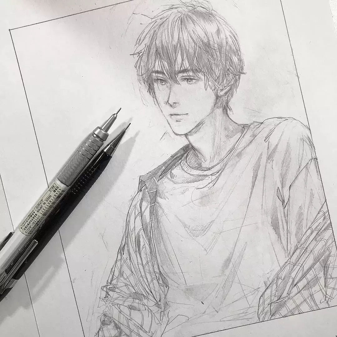 知花的绘画经历, 素描就可见一个人的绘画基础.