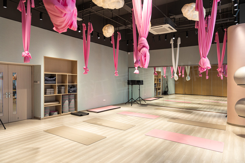 杭州普拉提瑜伽馆设计公司装修实景图