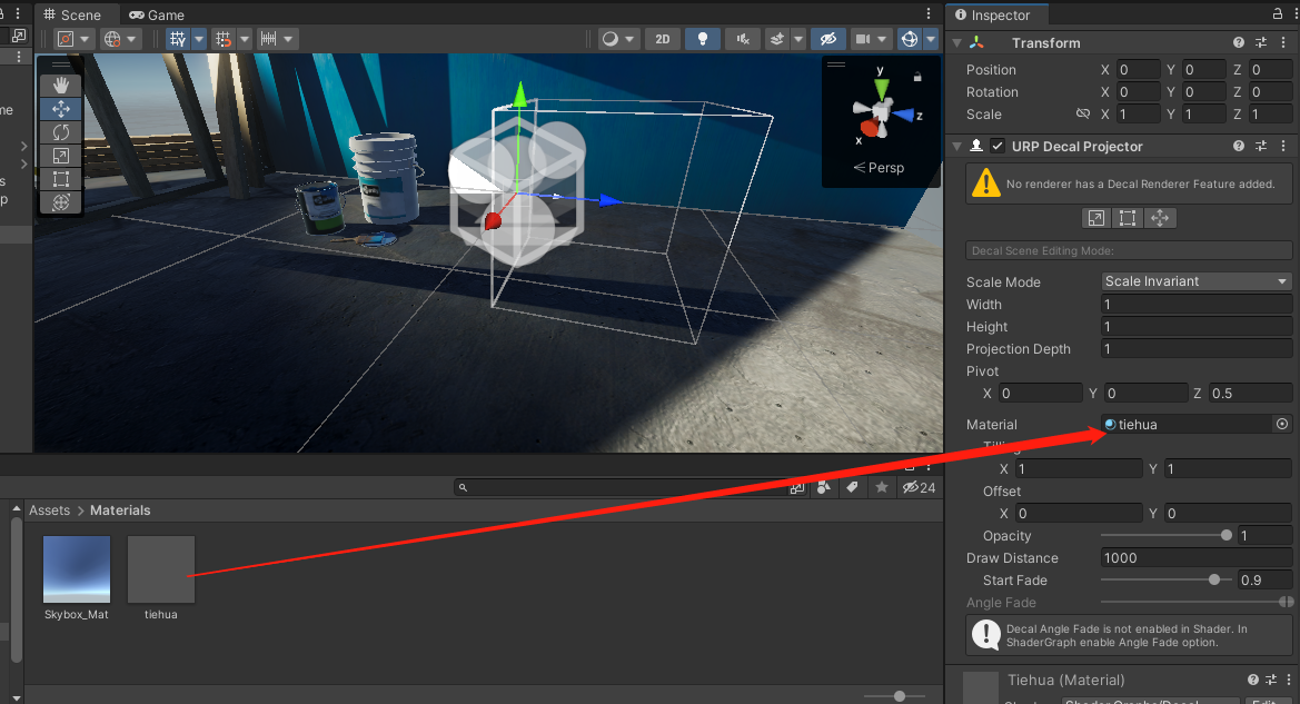 Unity Decal贴花使用方法 哔哩哔哩