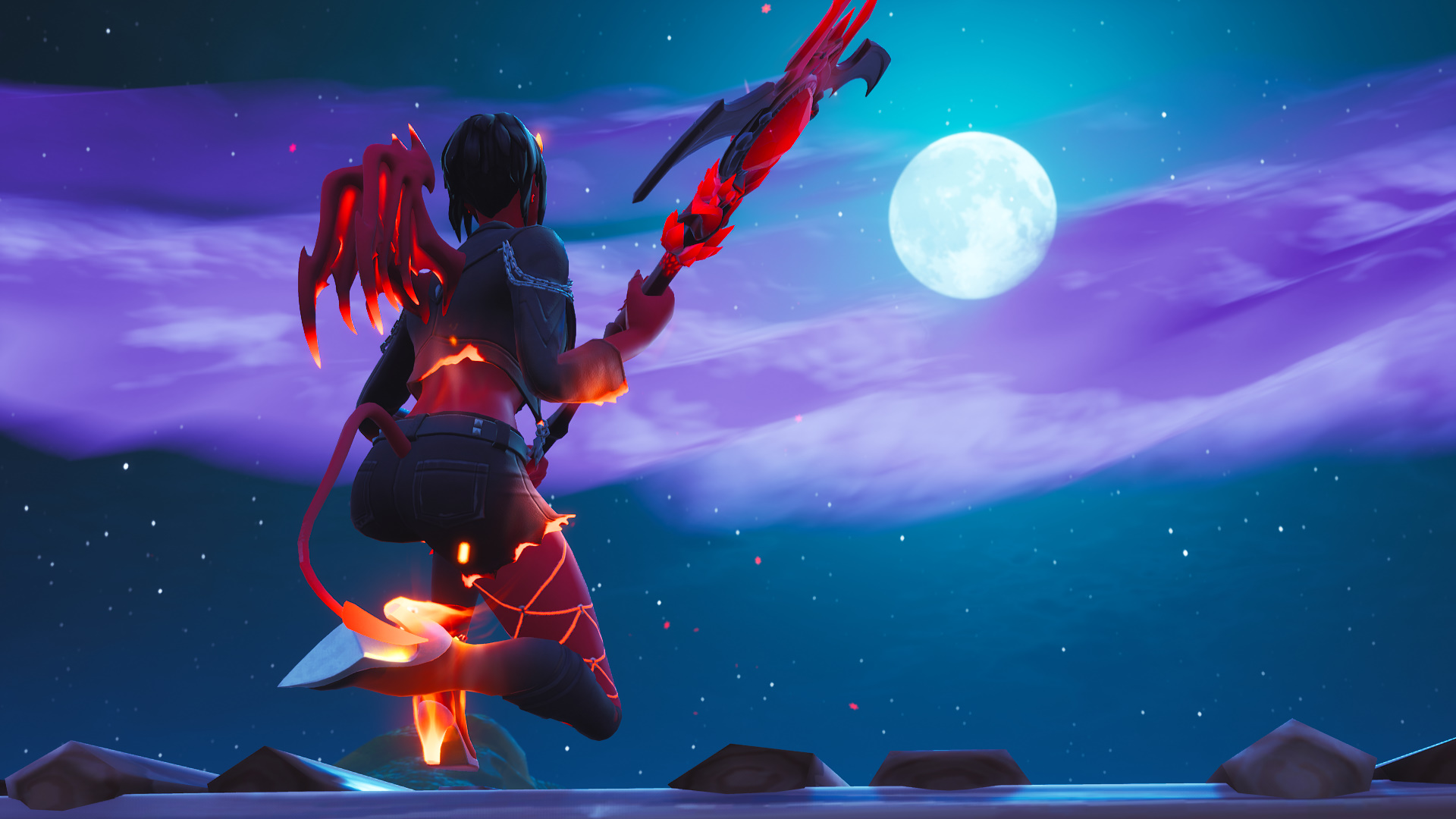 堡垒之夜皮肤鉴赏商城皮肤暗夜摇滚