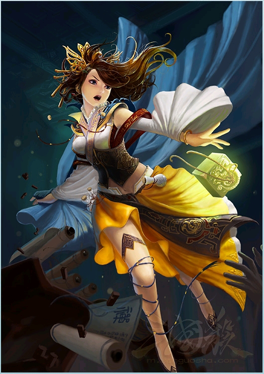 三国杀武将diy - 三国杀曹节原画 - 实验室设备网